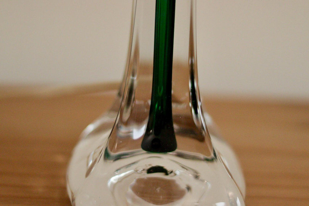 Vintage Glass table lamp by Hannelore Dreutler, Studio Åhus, Sweden, 1990's
