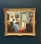 “Woman Reading” by Edith Gert