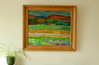 Original Mid-Century Swedish Oil on Canvas – By GERHARD LUNDBERG