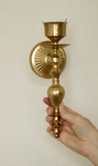 Single Vintage Brass Sconce