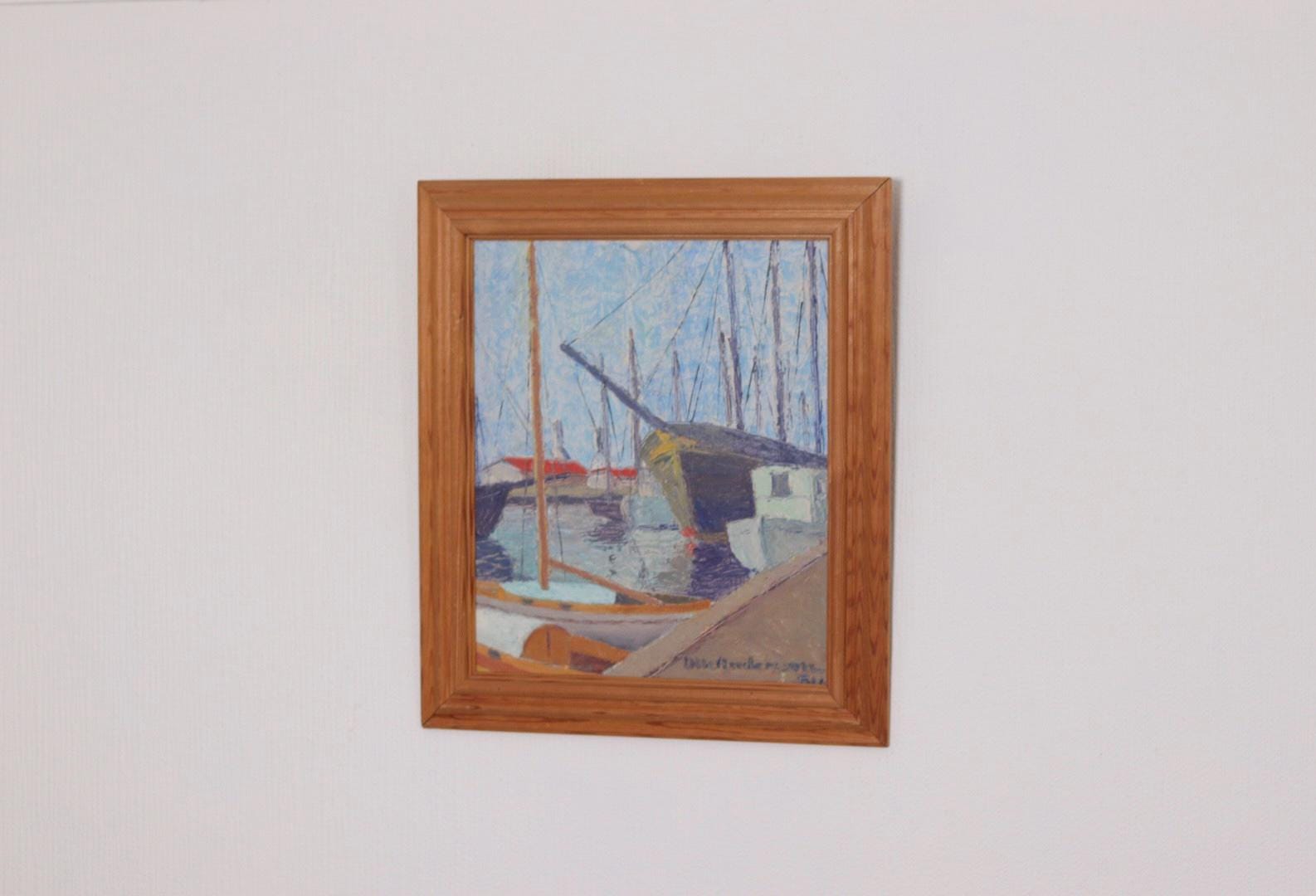 “Moored Boats” by Olle Anderson