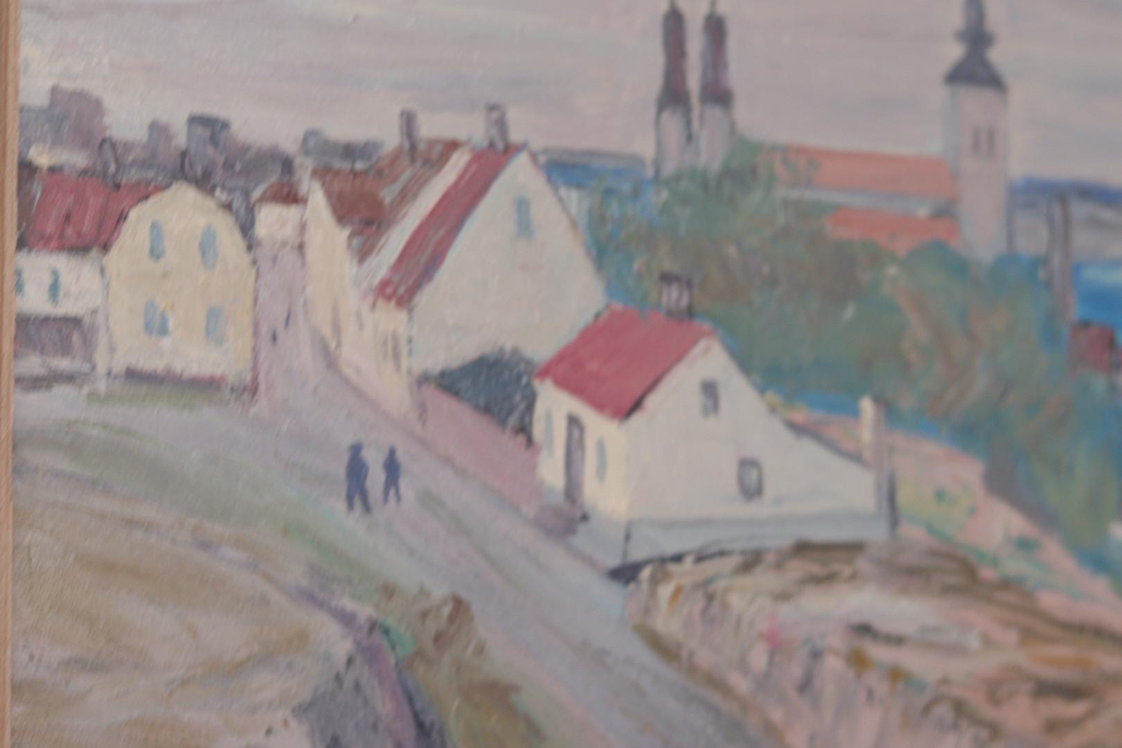 “Village Scene II” by E. R. Olsson