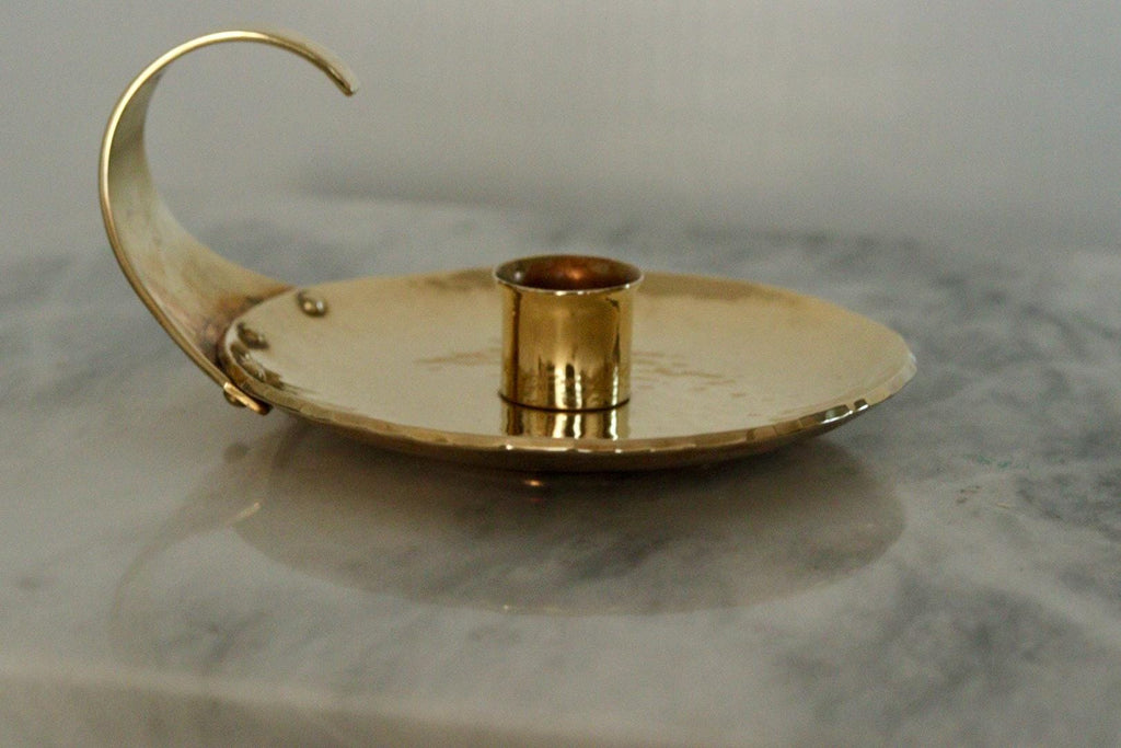 Pair of Swedish Mid-Century Candlestick Holder by Skutuna