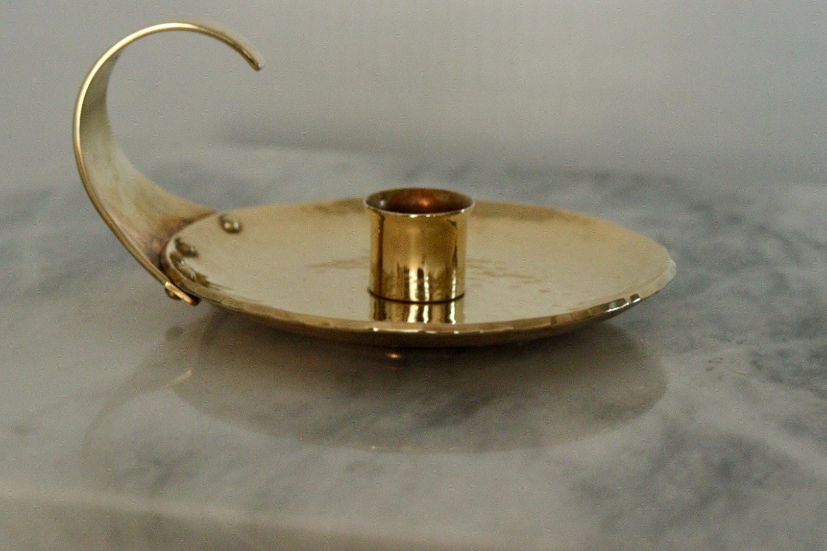 Pair of Swedish Mid-Century Candlestick Holder by Skutuna