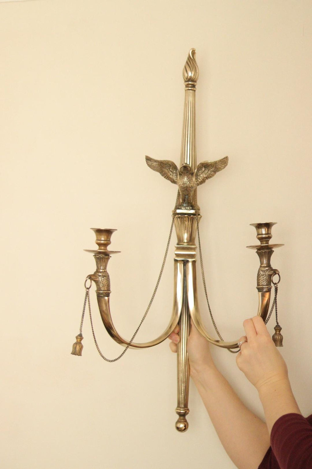 Antique Brass Sconce