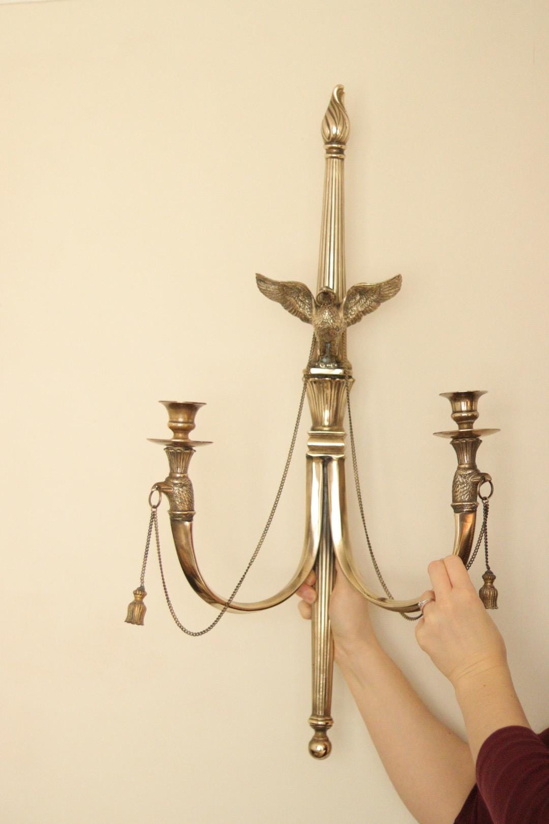 Antique Brass Sconce