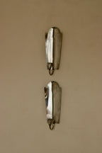 Pair of Mid Century Swedish Pewter Sconces by Svenskt Tenn