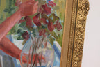 “Woman with Flowers” by Bendt Lauritzen