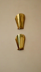 Pair Of Vintage Swedish Brass Sconces