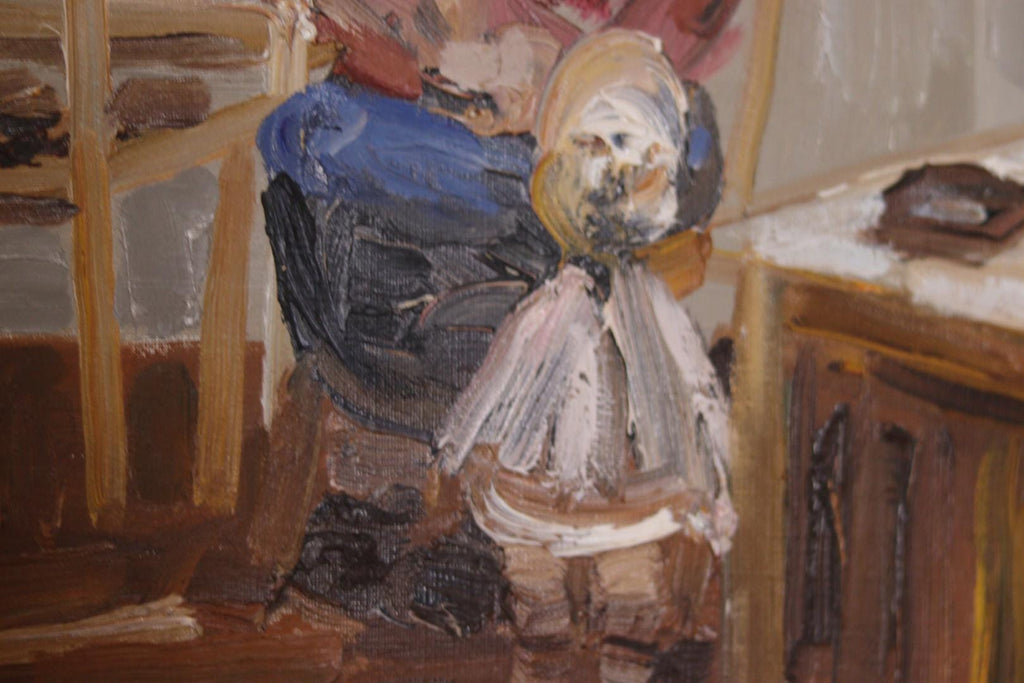 “Figure in Interior” by Åke Wickström