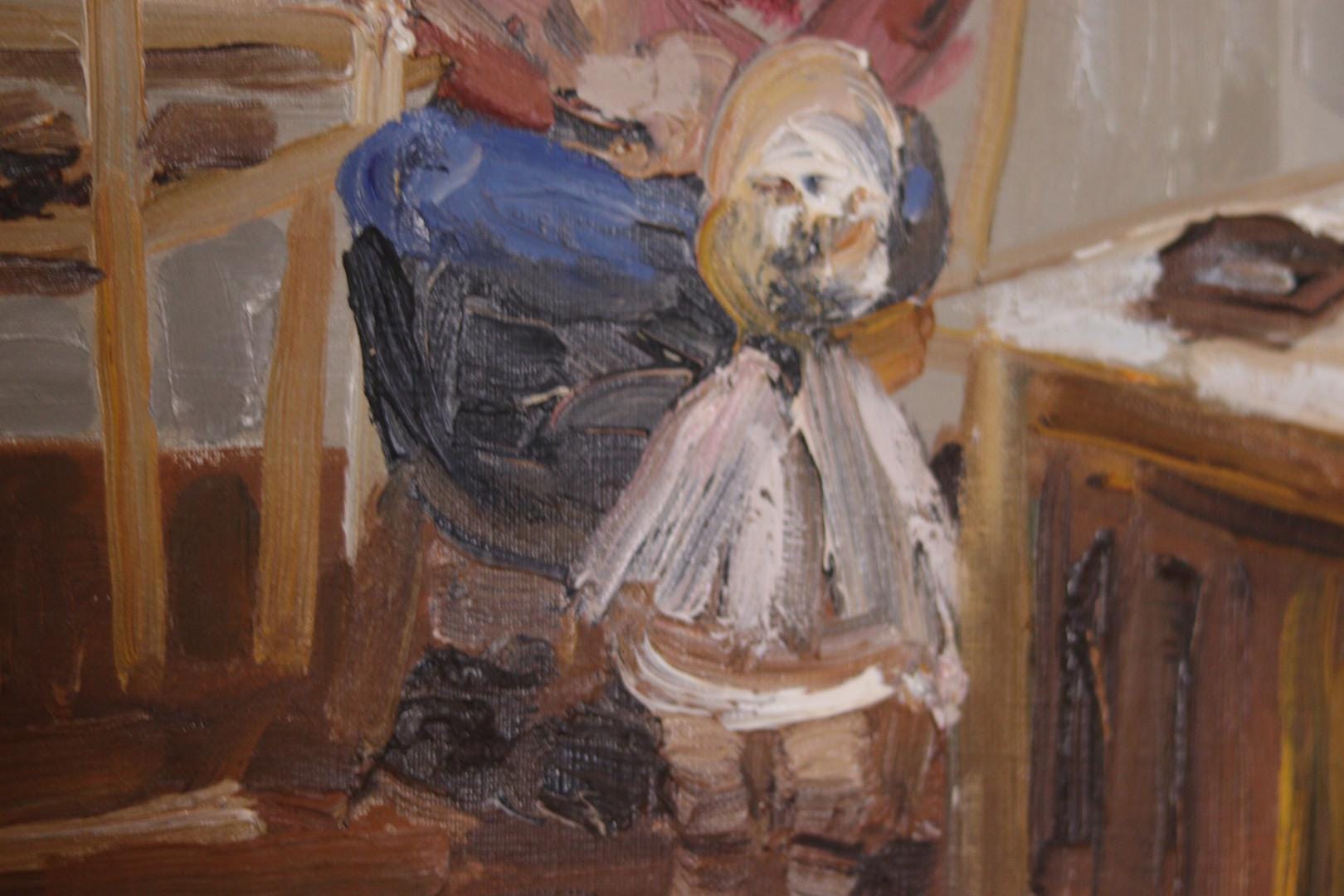 “Figure in Interior” by Åke Wickström