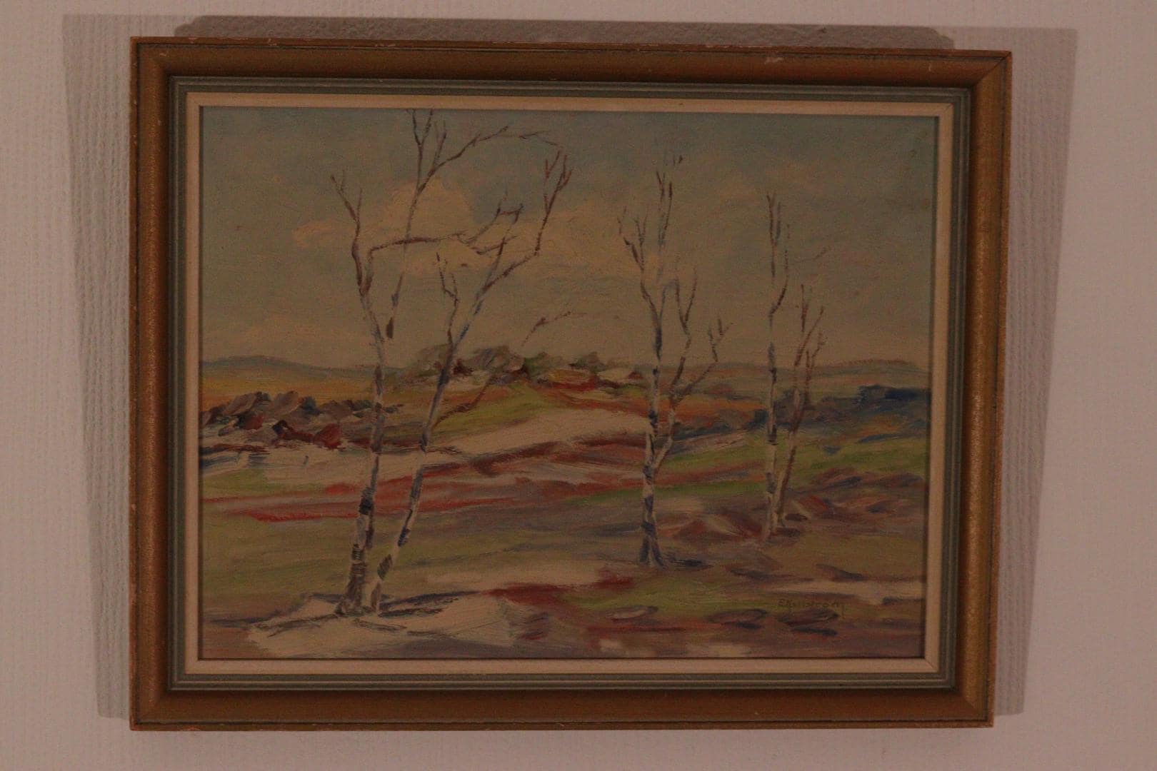 “Birch Trees” by Erik Kullström