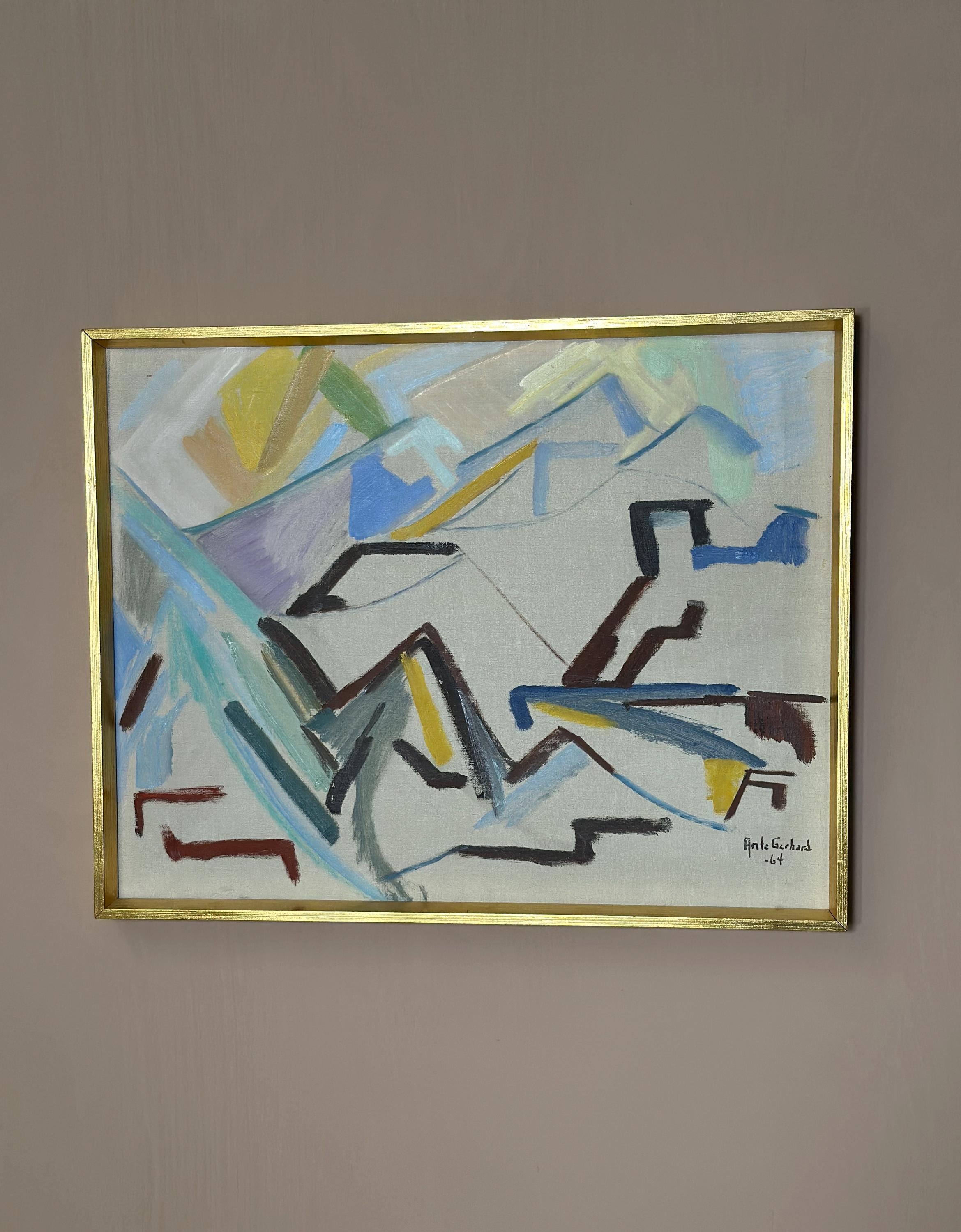 “Abstract Landscape” by Ante Gerhard