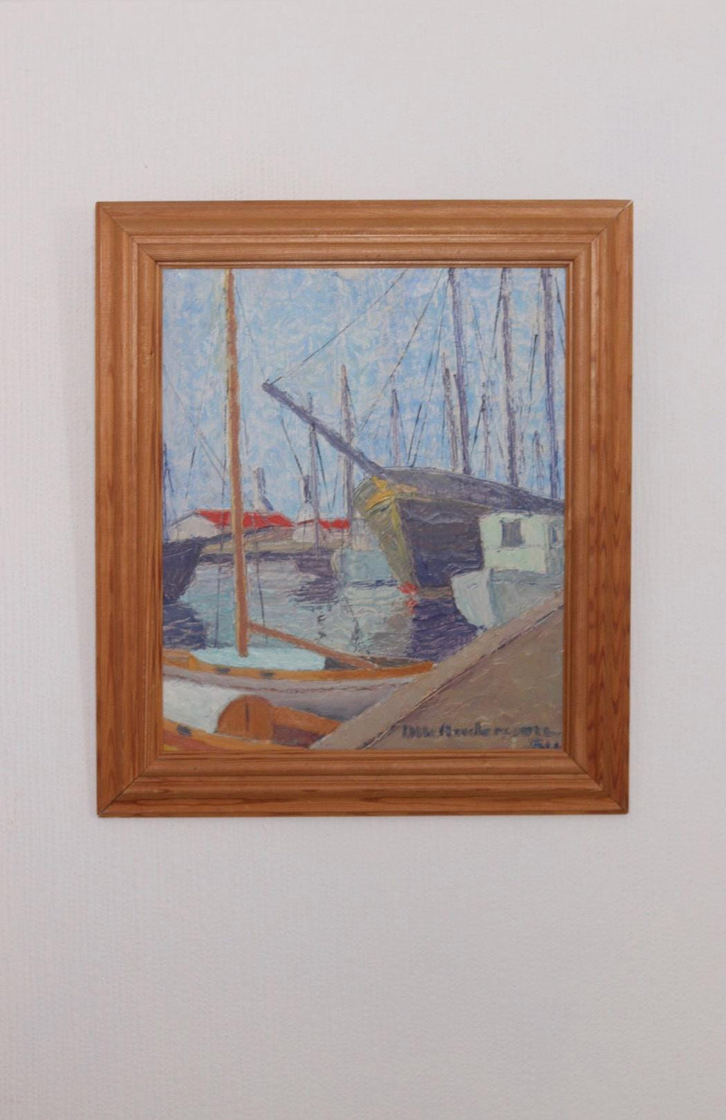 “Moored Boats” by Olle Anderson