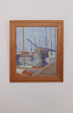“Moored Boats” by Olle Anderson