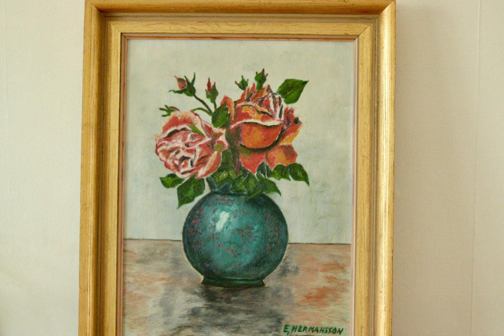 "Still Life Vase" by E. Hermansson