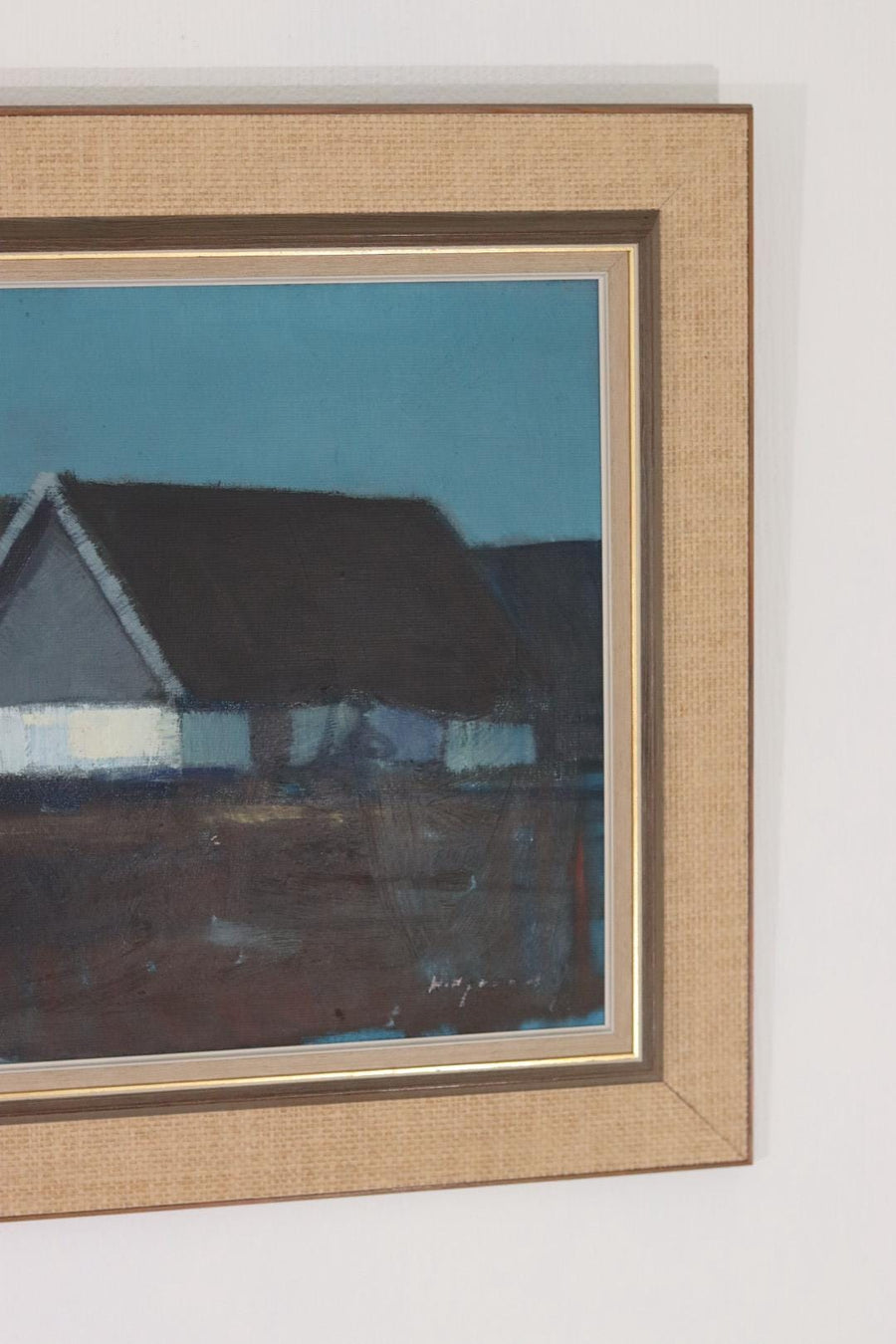 “Farm House Against a Blue Sky” by Bengt Hillgrund