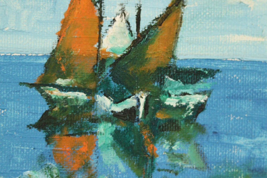 “Boats at Sea” by Carl Carlsson