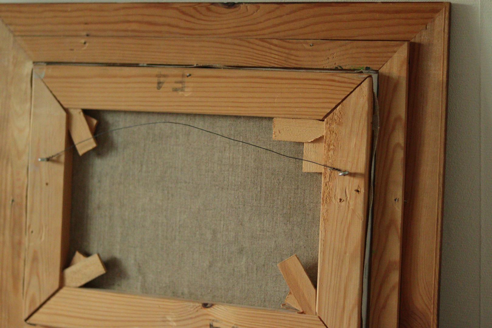 Mid-Century Original Oil on Canvas – “Vibrant Landscape”