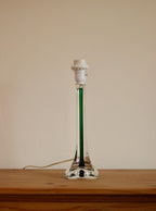 Vintage Glass table lamp by Hannelore Dreutler, Studio Åhus, Sweden, 1990's
