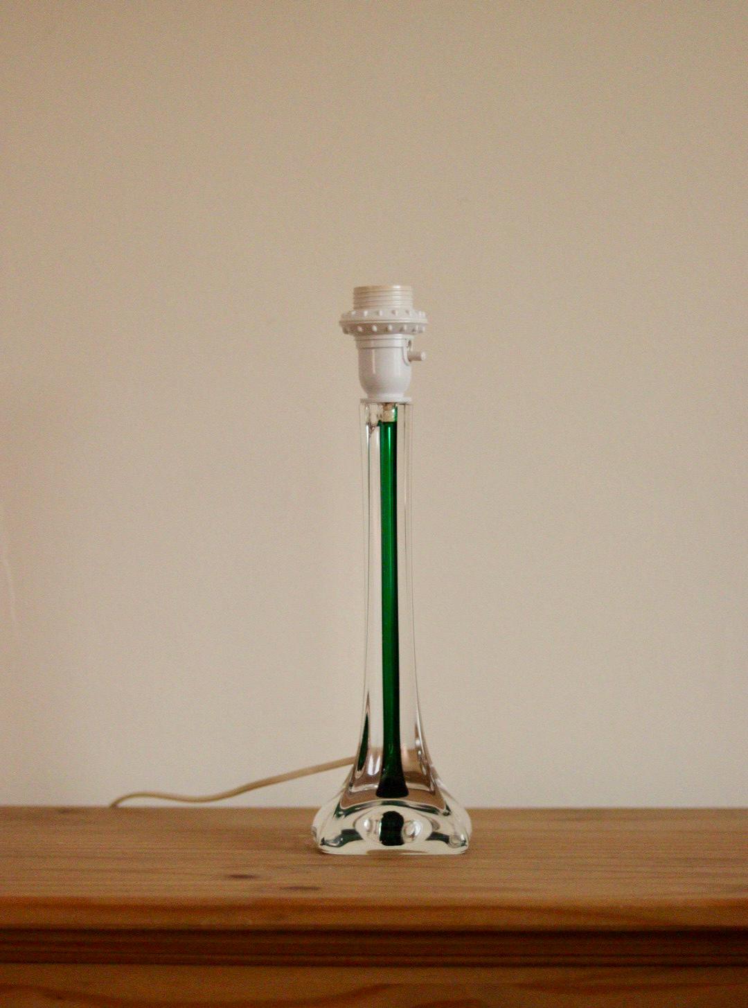 Vintage Glass table lamp by Hannelore Dreutler, Studio Åhus, Sweden, 1990's