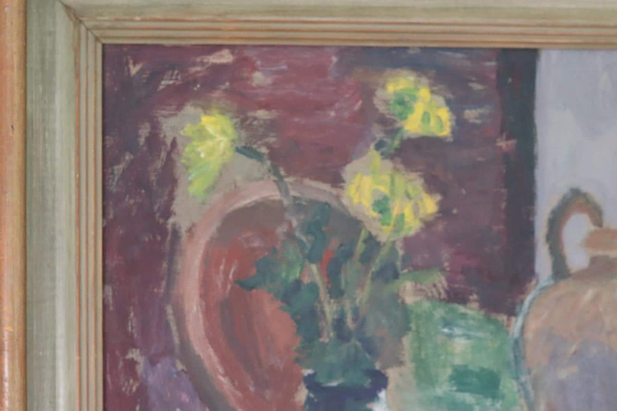 “Still Life: Vases and Fruit” by T.S.