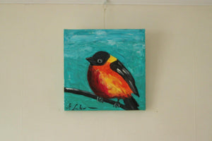 Original Vintage Oil on Canvas – “Bird”