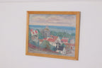 “Village Scene” by E. R. Olsson