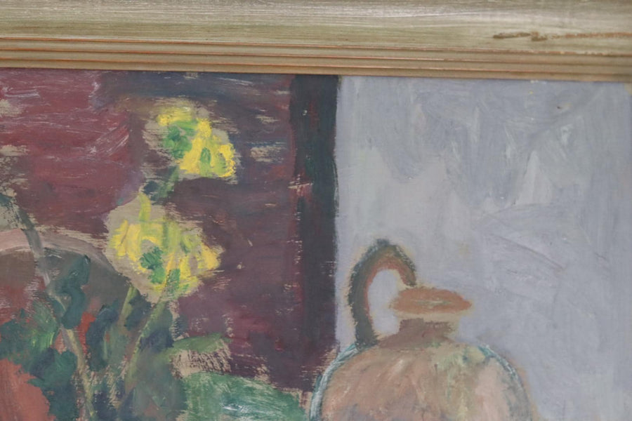 “Still Life: Vases and Fruit” by T.S.