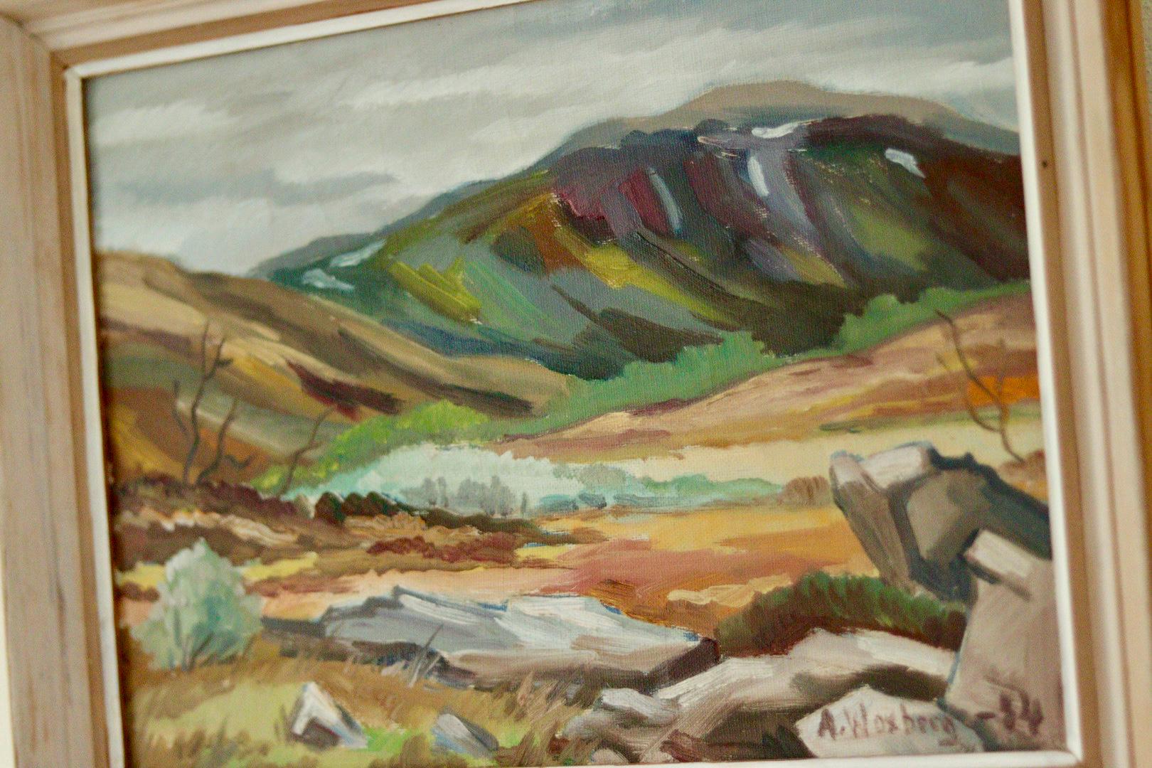 "Landscape with Mountain" A Woxberg