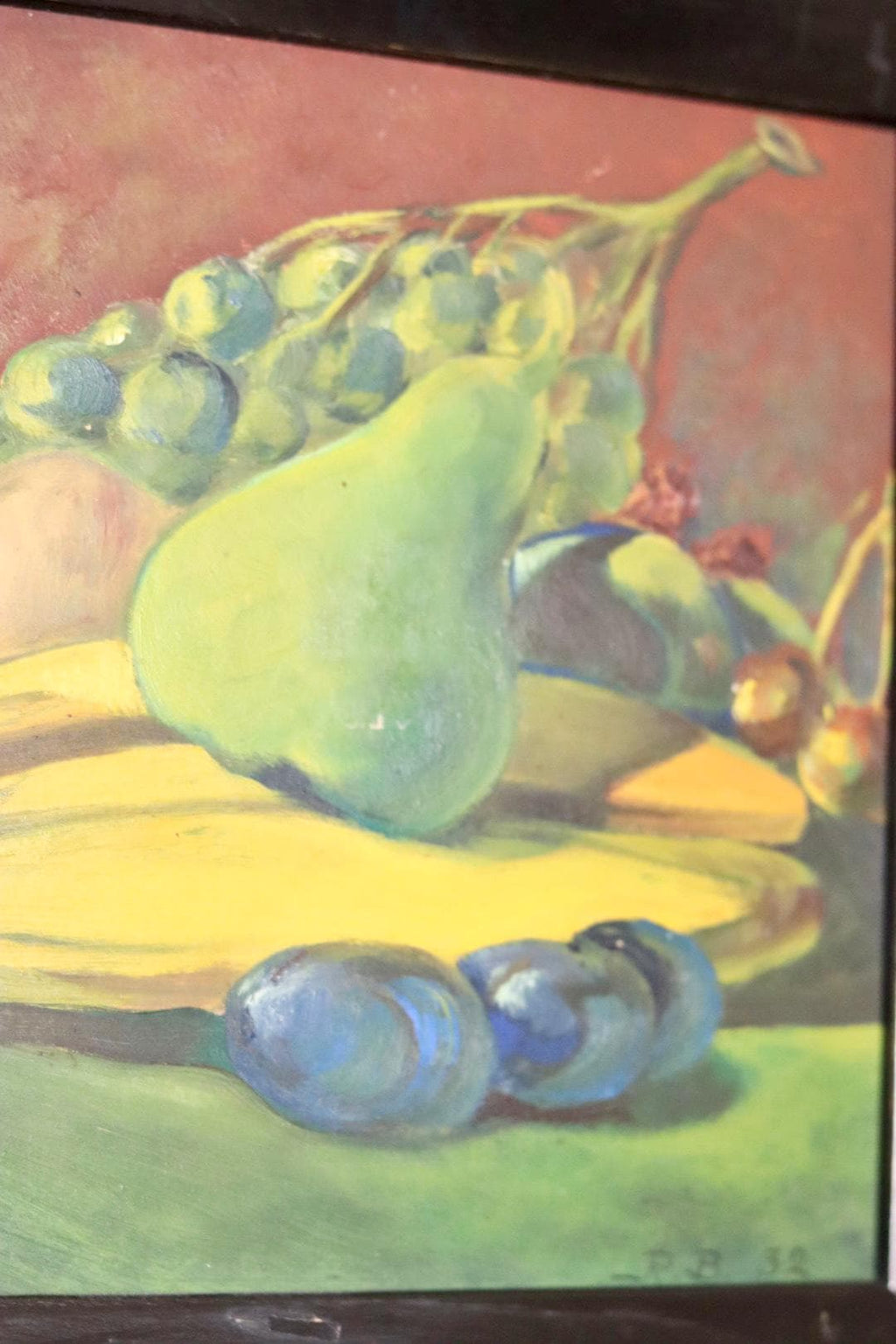 Swedish Mid-Century Oil On Panel Paintings "Pair of Still Life Panels"