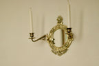 SINGLE Vintage Swedish Brass Sconce