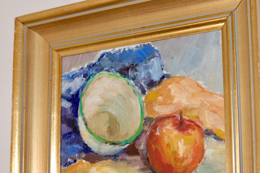 "Still Life Bowl and Fruits" by Arvo Broström