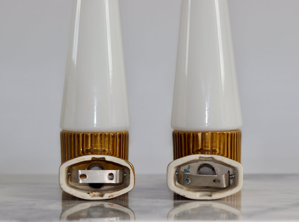Pair of Swedish Wall lamps designed by SIGVARD BERNADOTTE for IFÖ Noah Ancienne
