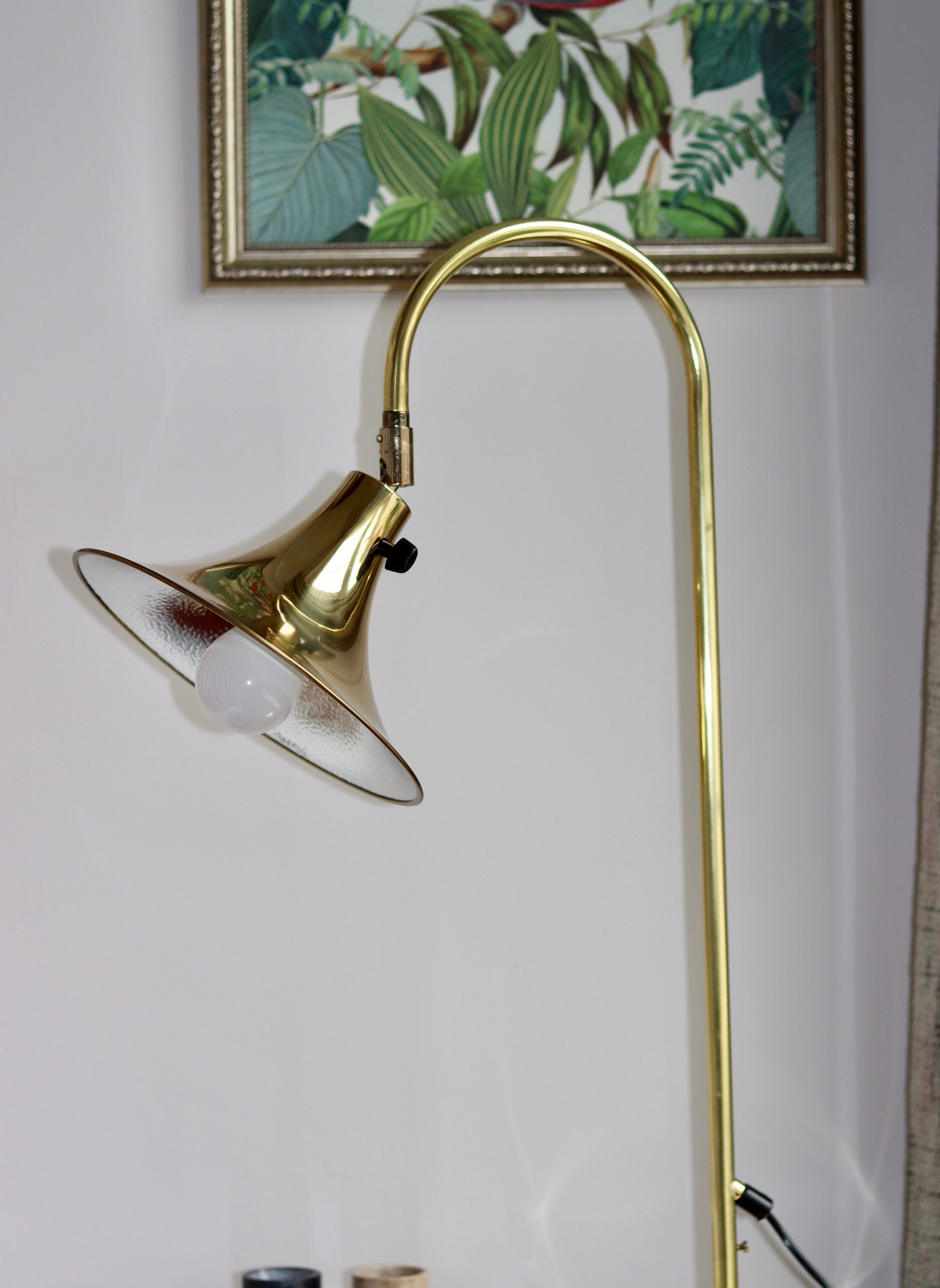 Statement Lamp in Brass, designed by Börje Claes for Norlett Elit. Circa 1960's, Sweden Noah Ancienne