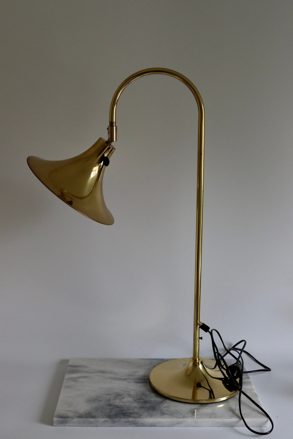 Statement Lamp in Brass, designed by Börje Claes for Norlett Elit. Circa 1960's, Sweden Noah Ancienne
