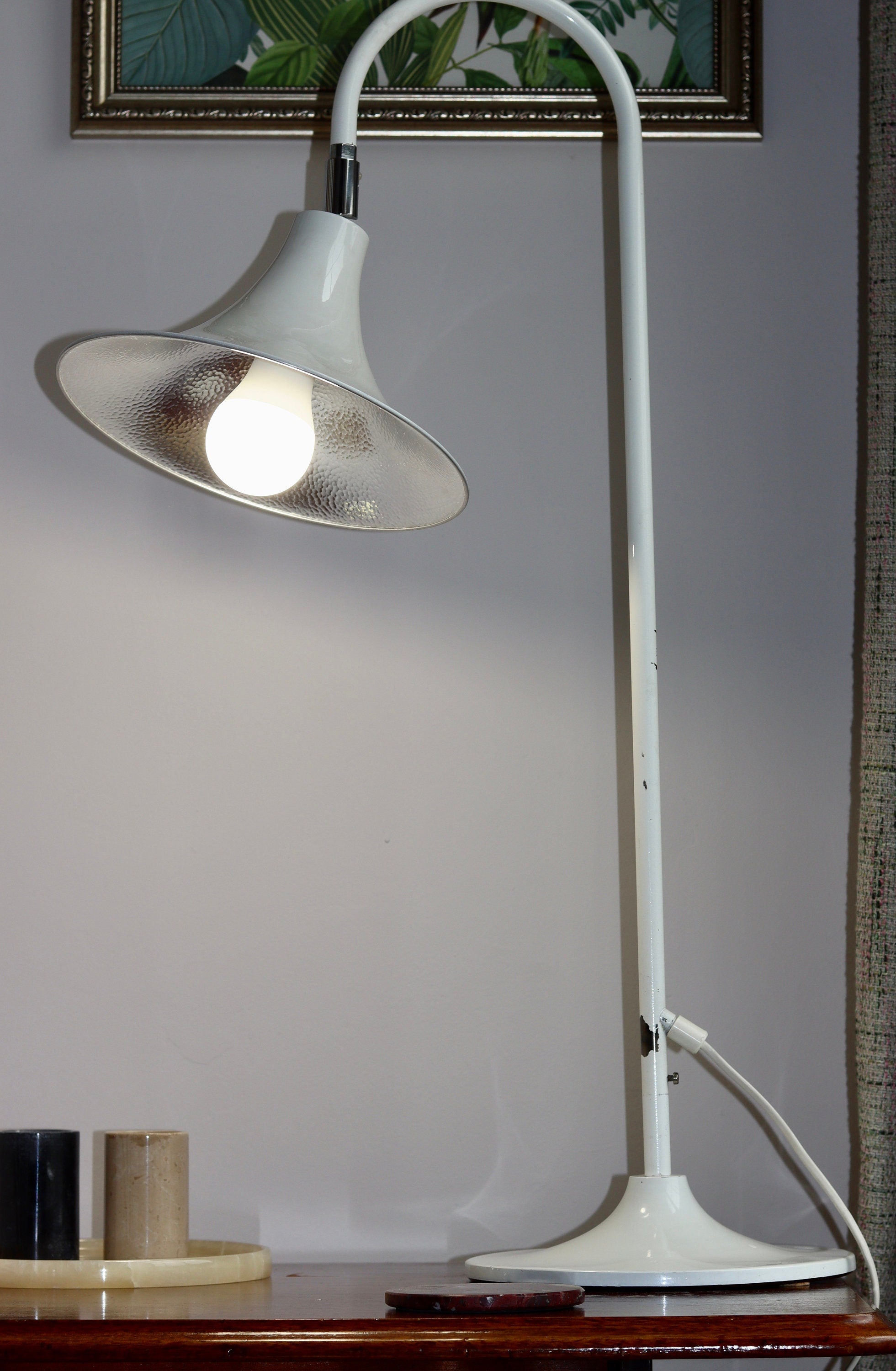 Statement Lamp in Metal, designed by Börje Claes for Norlett Elit. Circa 1960's Noah Ancienne