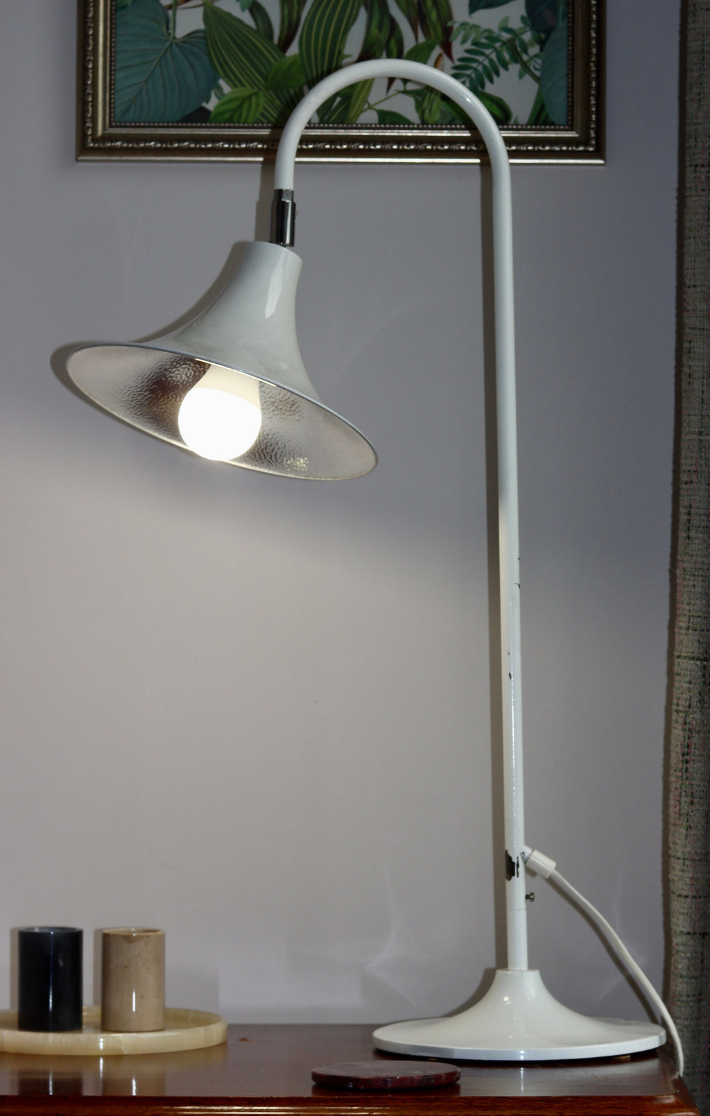 Statement Lamp in Metal, designed by Börje Claes for Norlett Elit. Circa 1960's Noah Ancienne