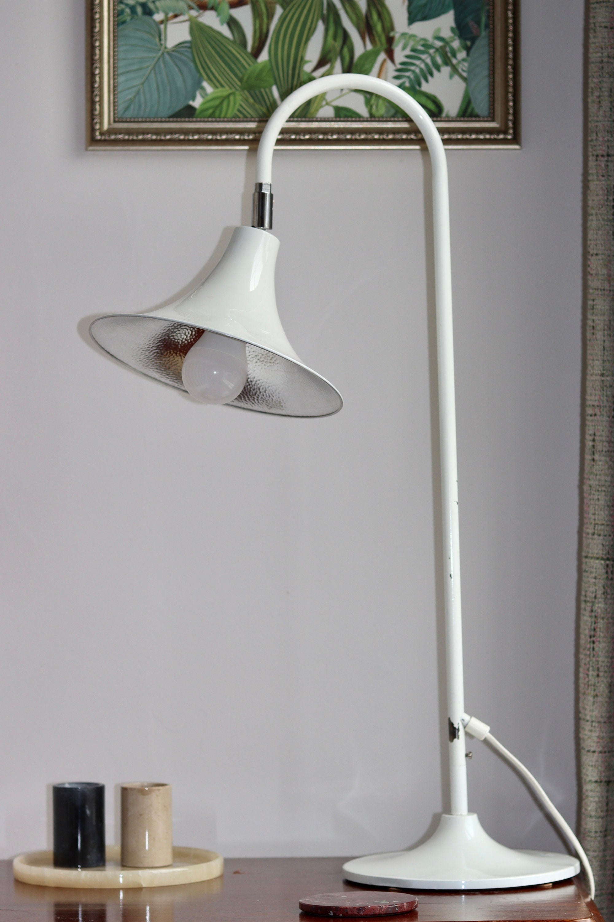Statement Lamp in Metal, designed by Börje Claes for Norlett Elit. Circa 1960's Noah Ancienne