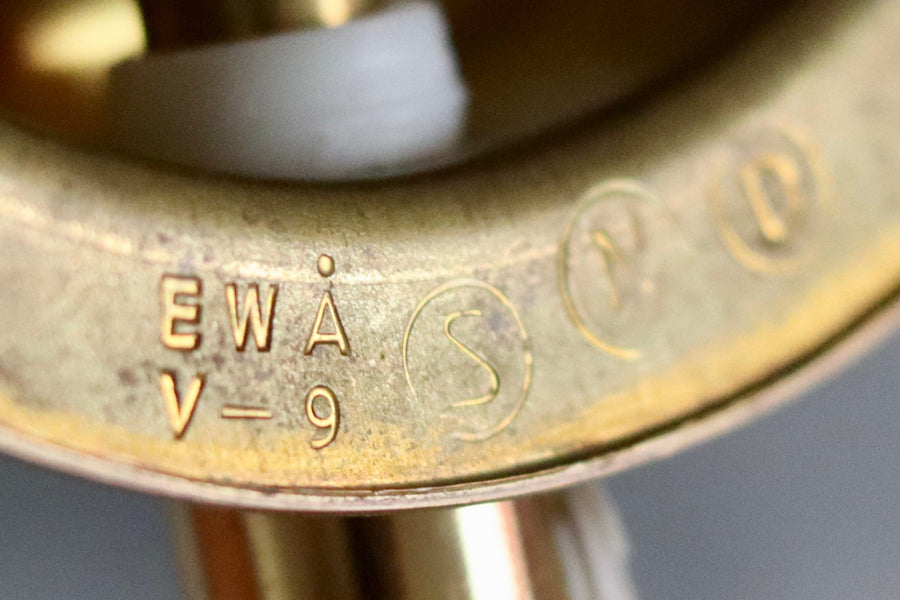 Vintage Swedish Brass Wall Lamp by Ewå Belysning, circa 1960s Noah Ancienne