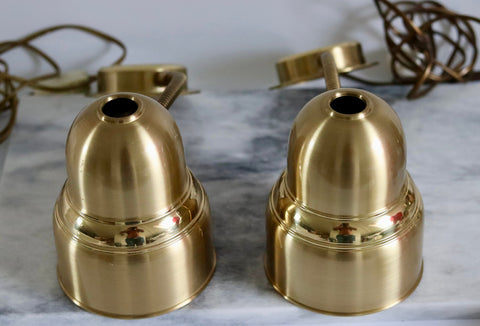 Vintage Swedish Brass Wall Lamp by Ewå Belysning, circa 1960s Noah Ancienne